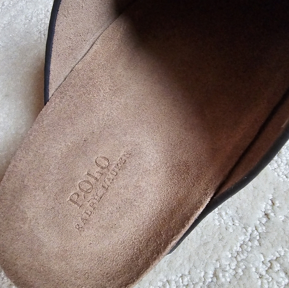 Ralph Lauren Slides Leather - Picture 7 of 11